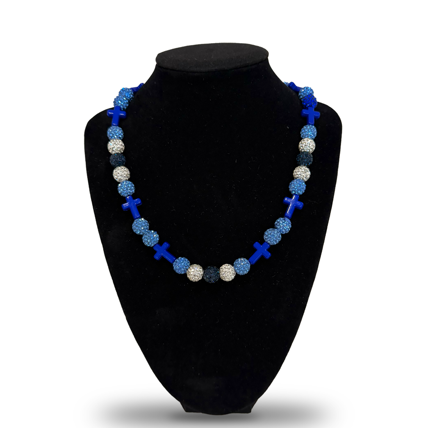 Baseball Necklace Dinger Blue Cross
