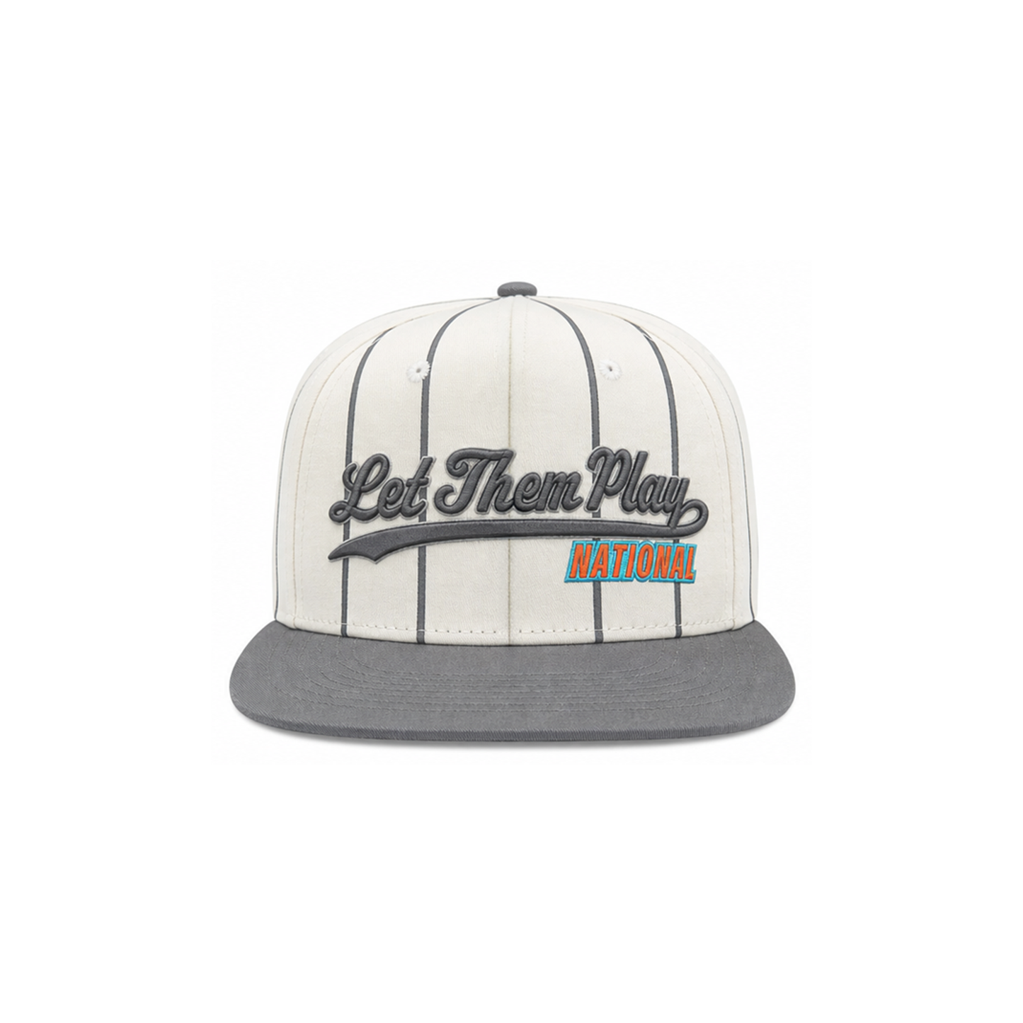 LTP Grey Pinstripe Hat | Cotton