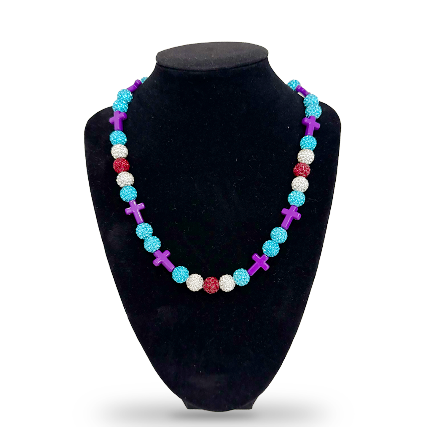 Baseball Necklace Dinger DBacks Cross