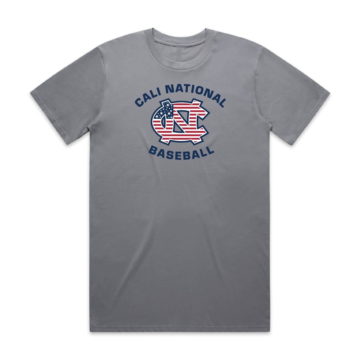 Cali National USA Logo Tee | Premium Cotton Regular Fit Unisex