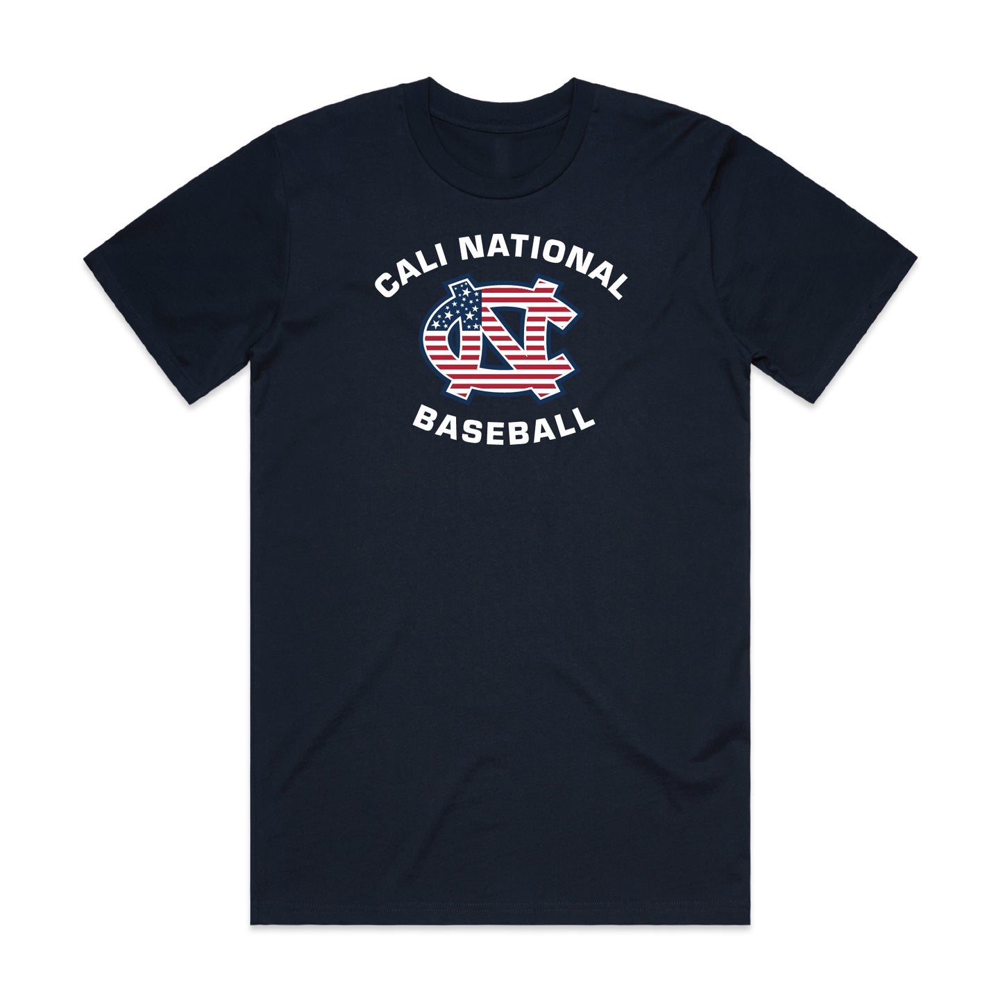 Cali National USA Logo Tee | Premium Cotton Regular Fit Unisex