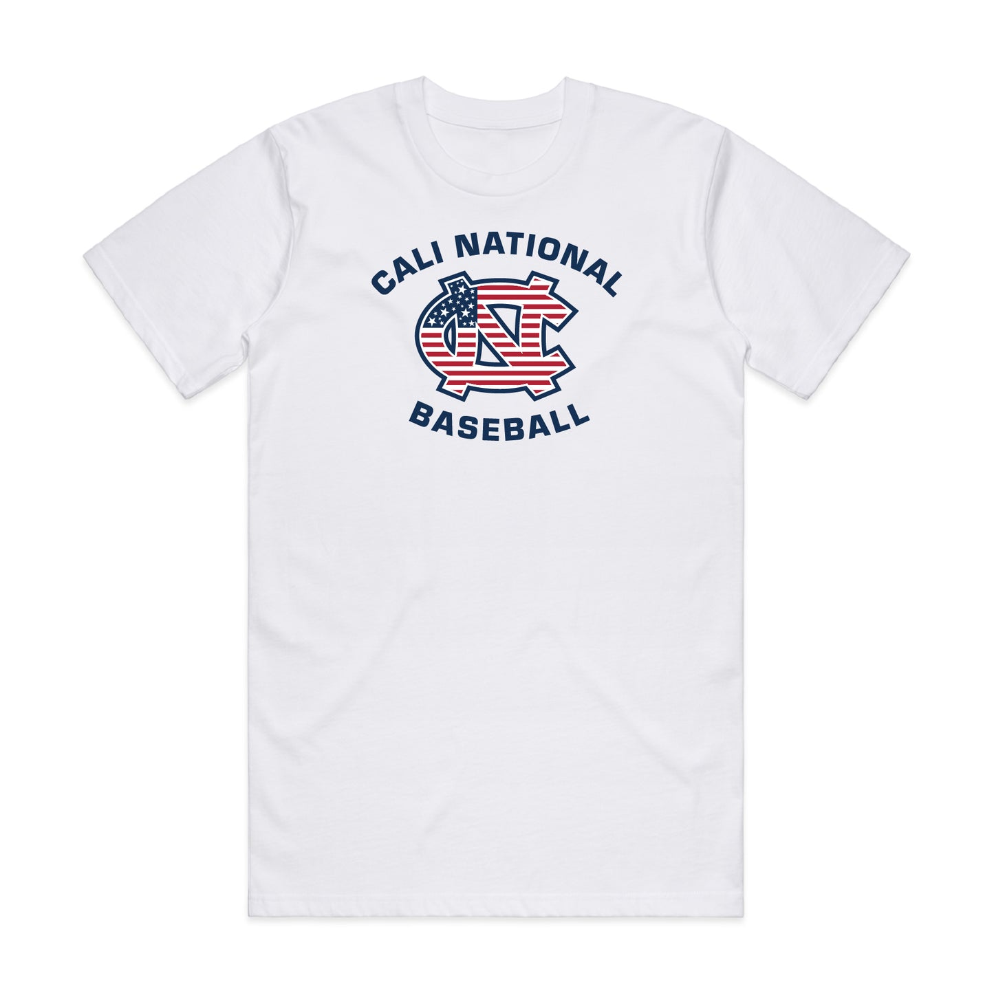 Cali National USA Logo Tee | Premium Cotton Regular Fit Unisex