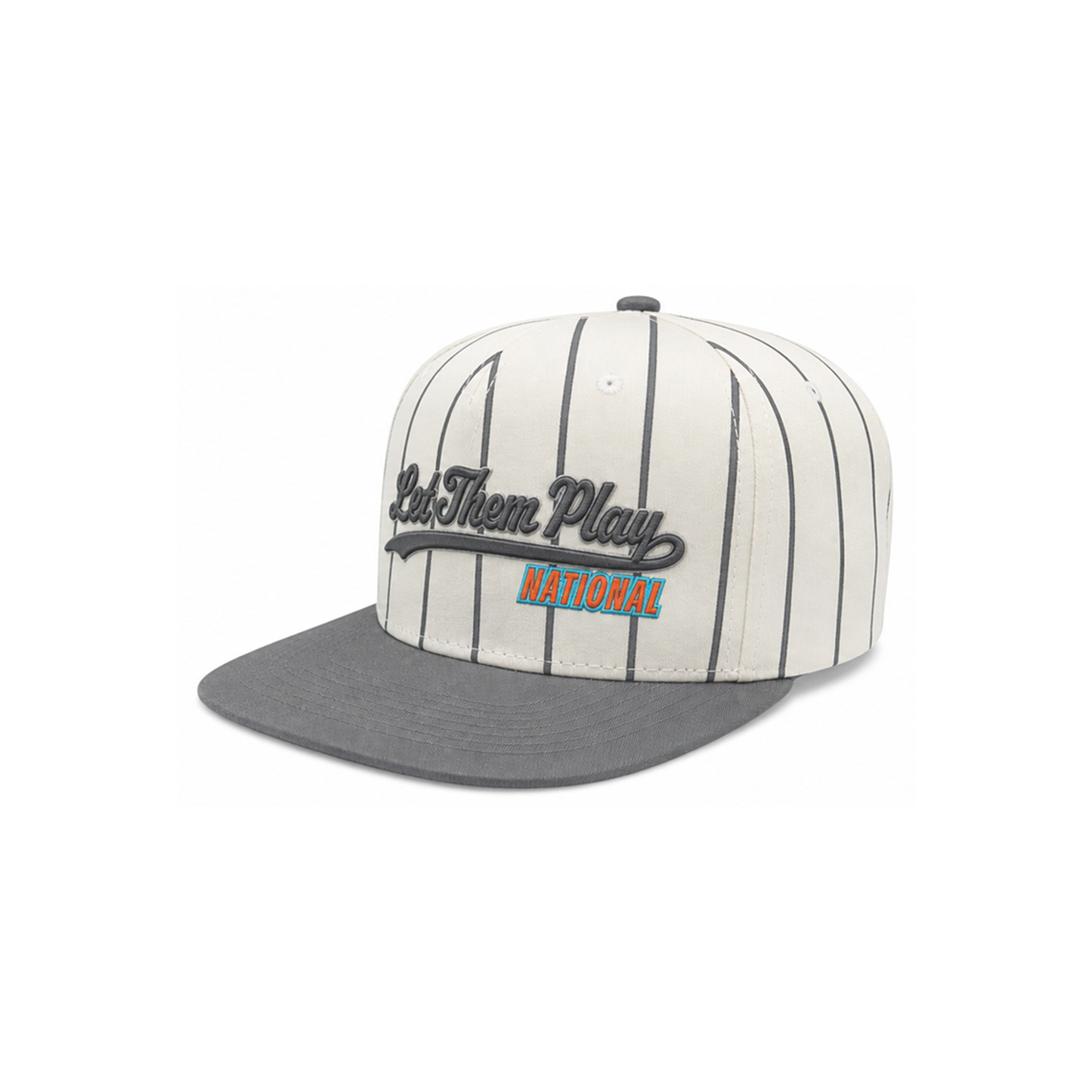 LTP Grey Pinstripe Hat | Cotton