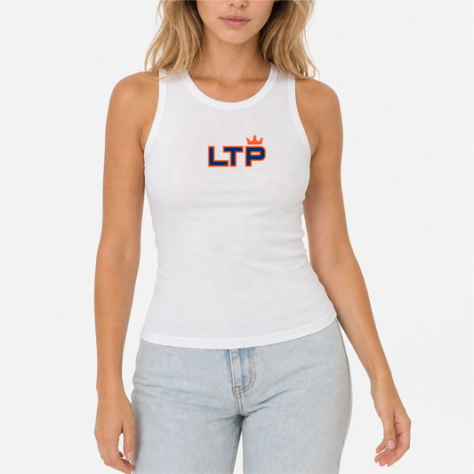 LTP Block Logo Baby Rib Tank Women