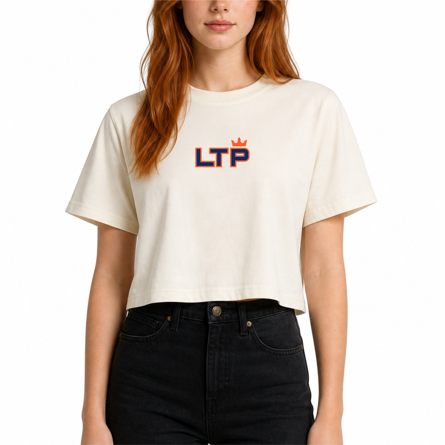 LTP Block Logo Crop Tee Women