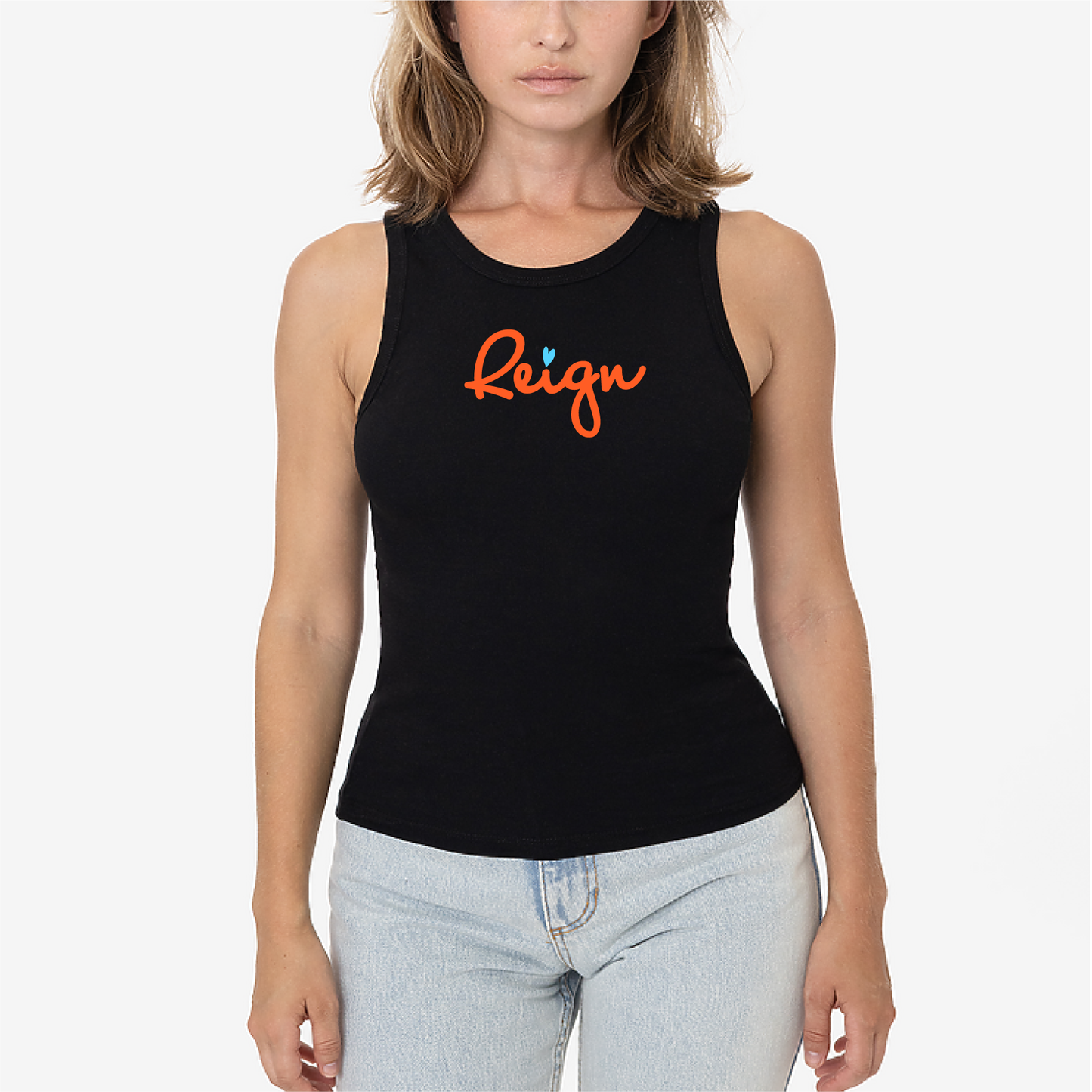 LTP Reign Heart Logo Baby Rib Tank Women