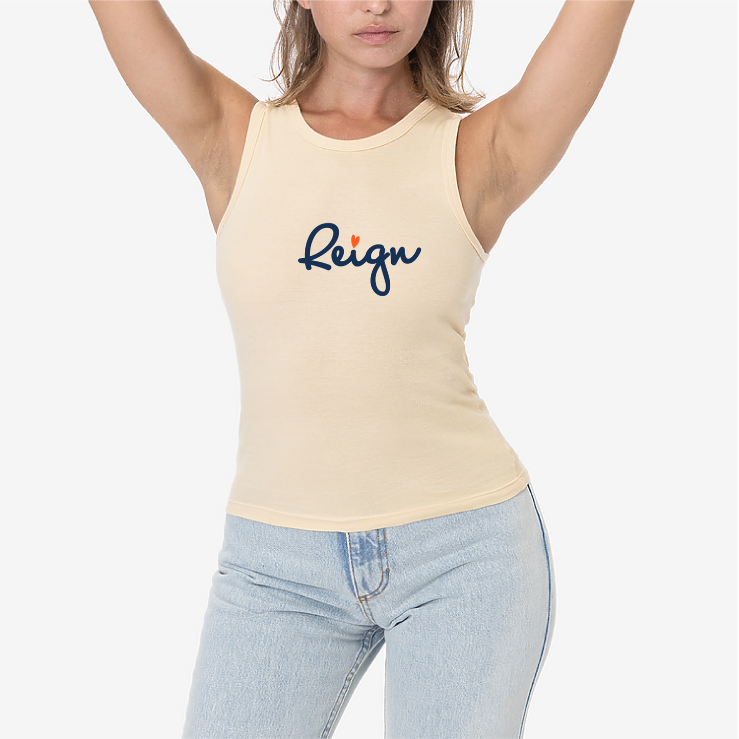 LTP Reign Heart Logo Baby Rib Tank Women