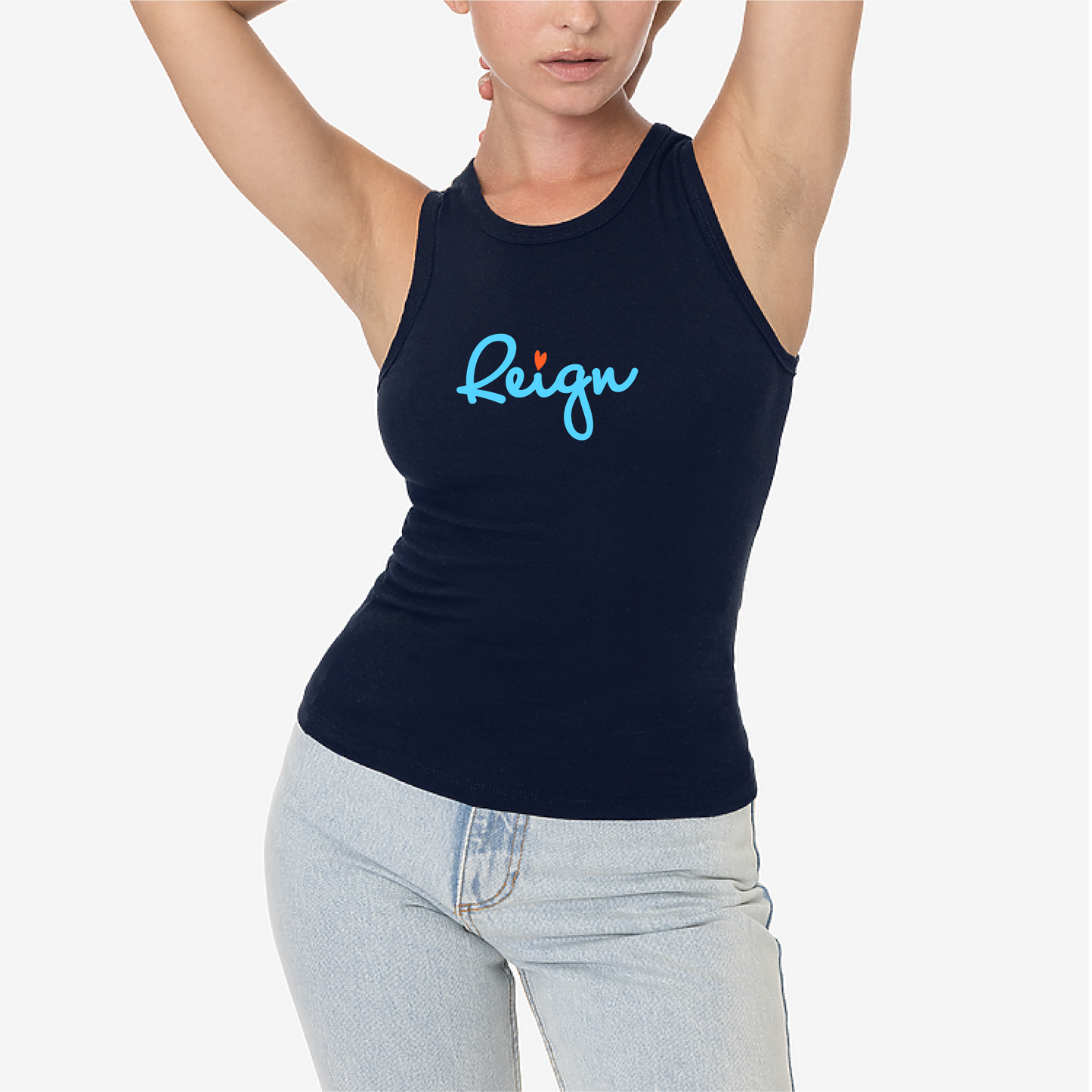 LTP Reign Heart Logo Baby Rib Tank Women