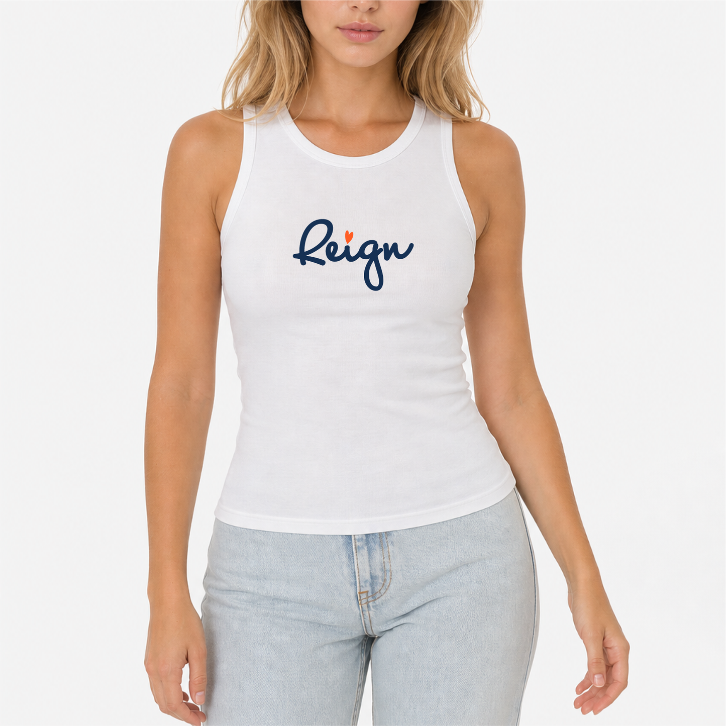 LTP Reign Heart Logo Baby Rib Tank Women