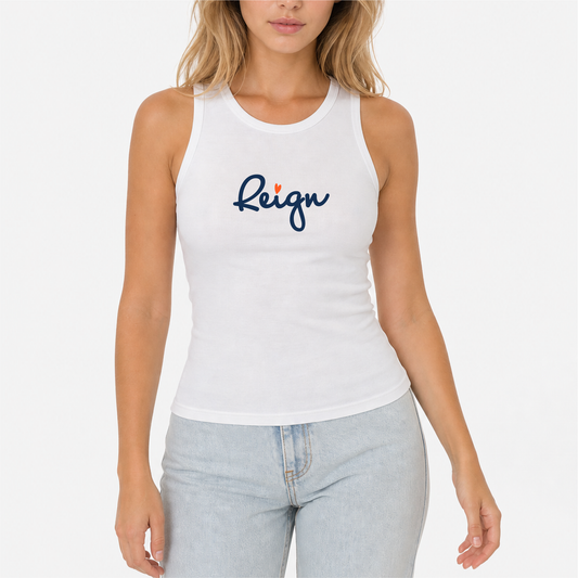 LTP Reign Heart Logo Baby Rib Tank Women