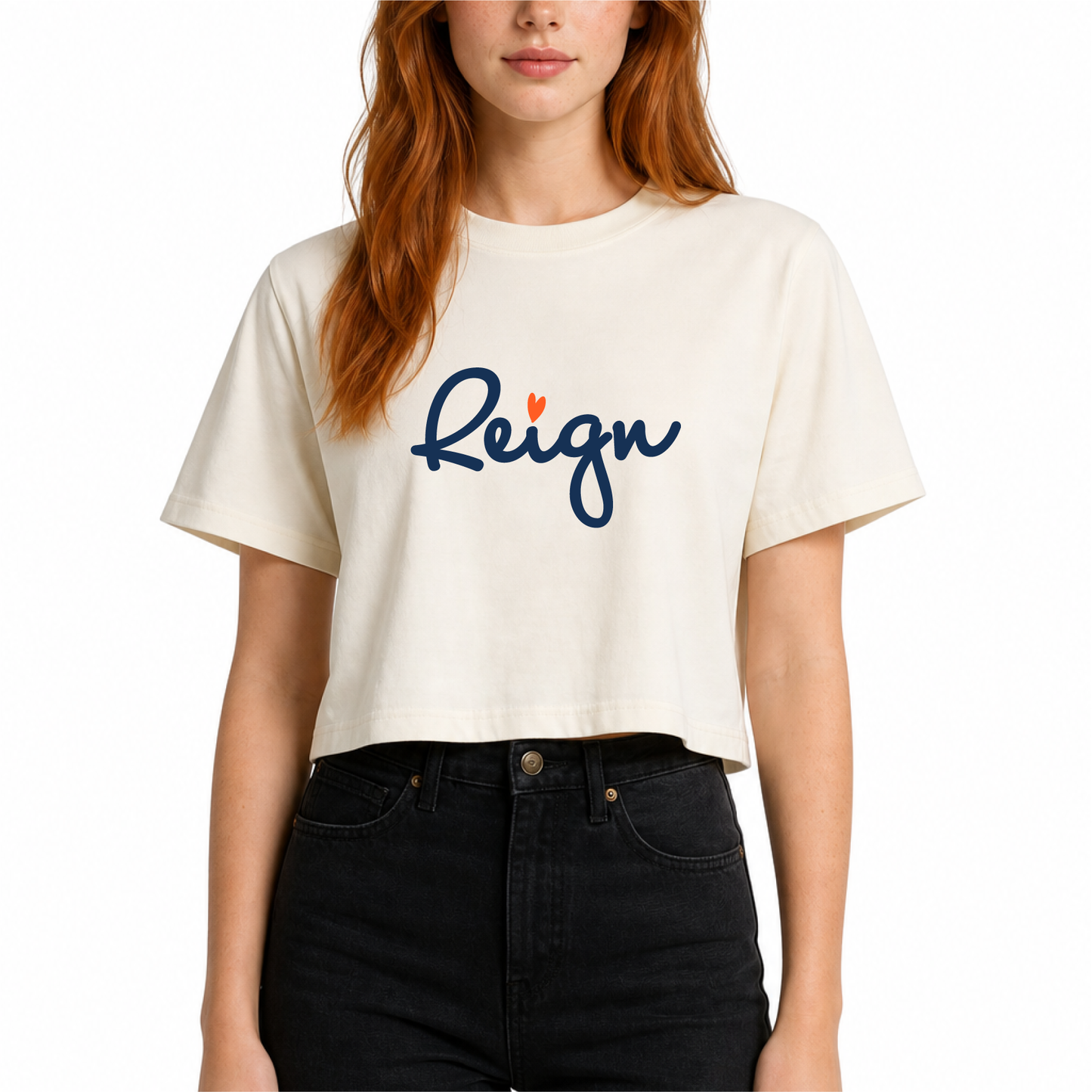 LTP Reign Heart Crop Tee Women
