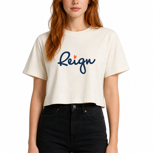 LTP Reign Heart Crop Tee Women