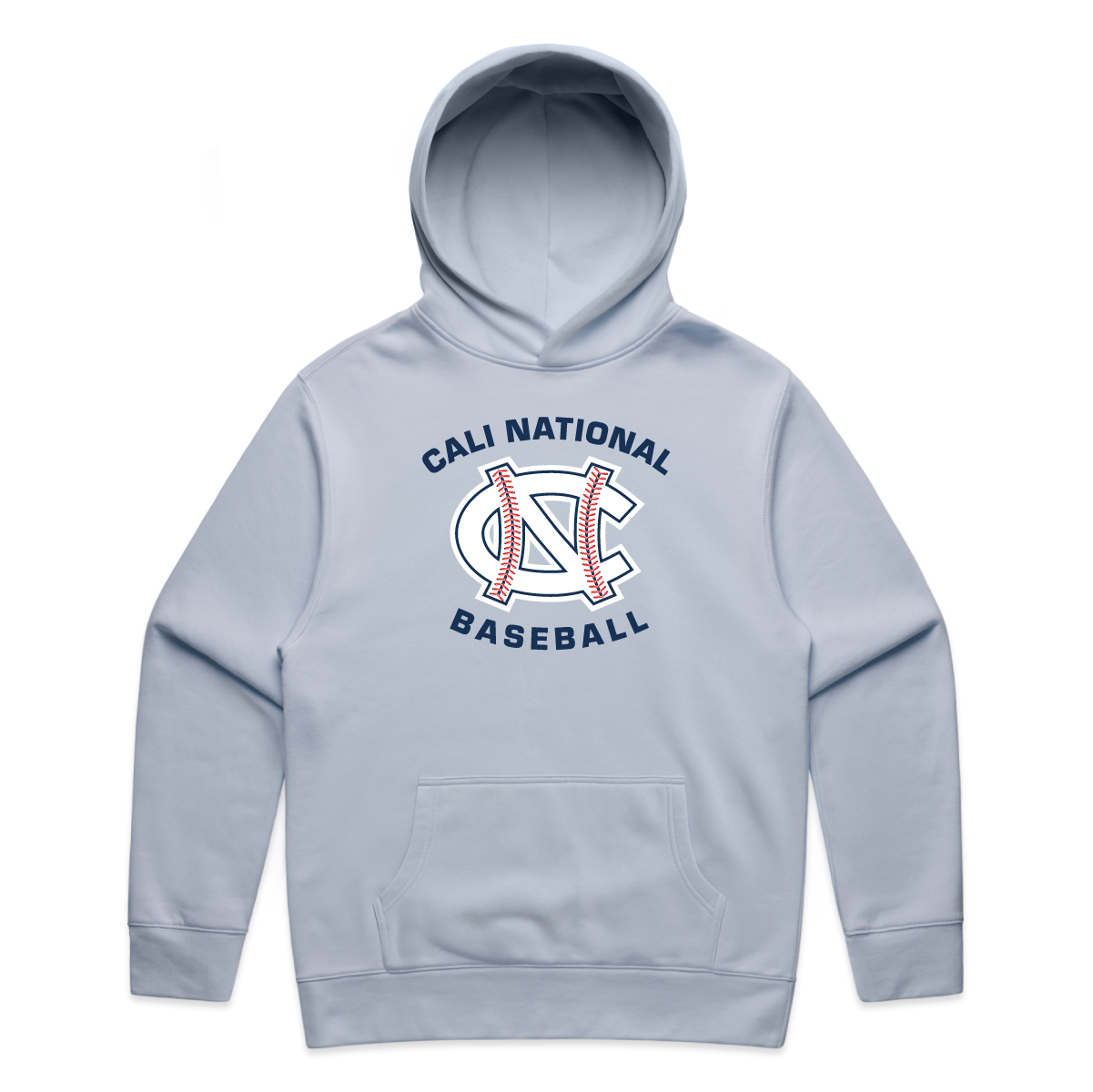 Cali National Baseball Logo Hoodie | Premium Relax Fit Adult Unisex