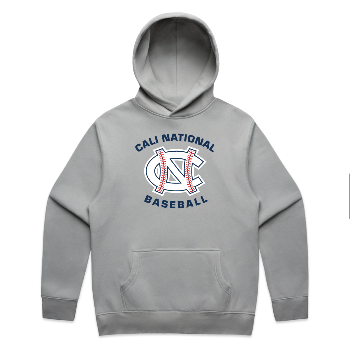 Cali National Baseball Logo Hoodie | Premium Relax Fit Adult Unisex
