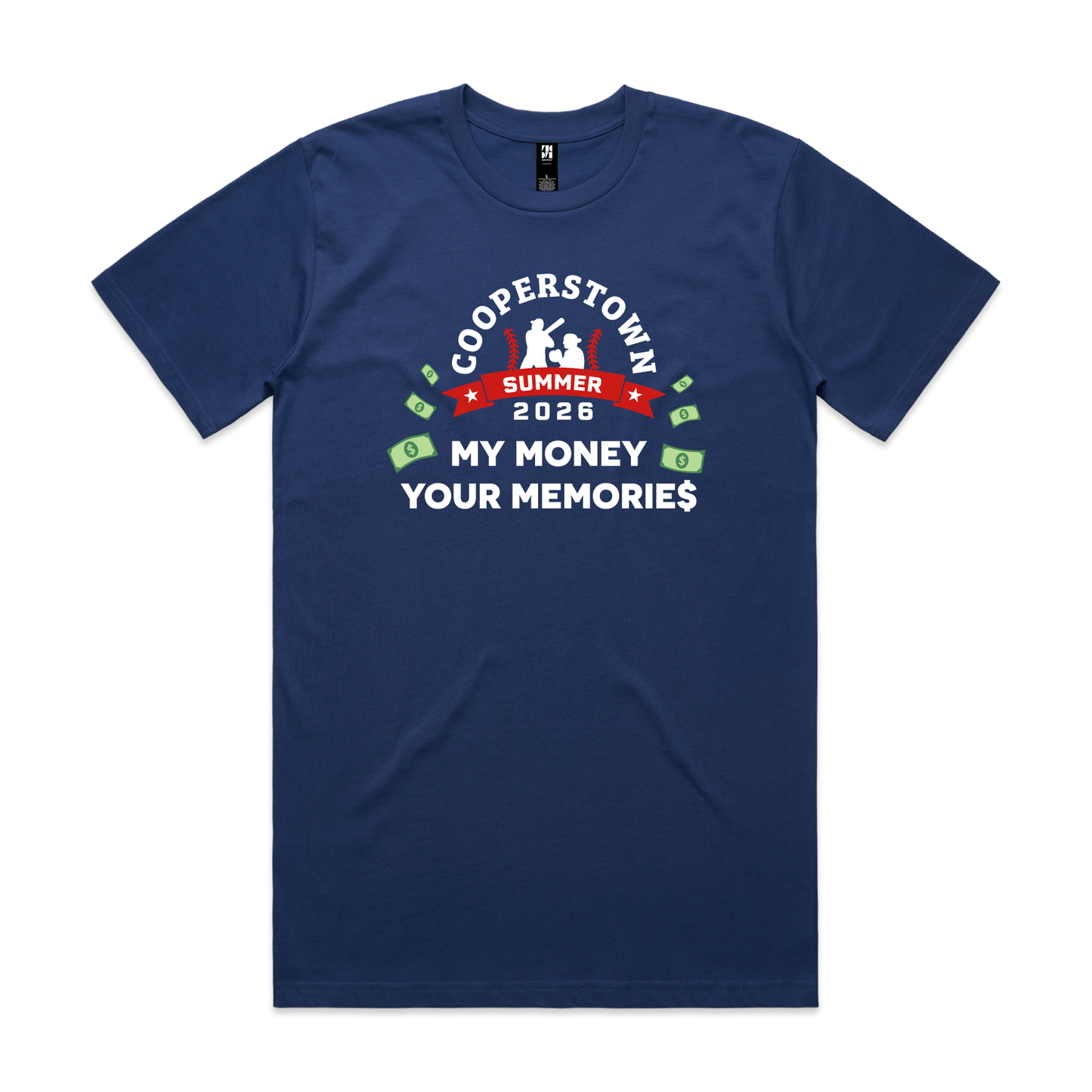 Cooperstown - Money Adult Tees