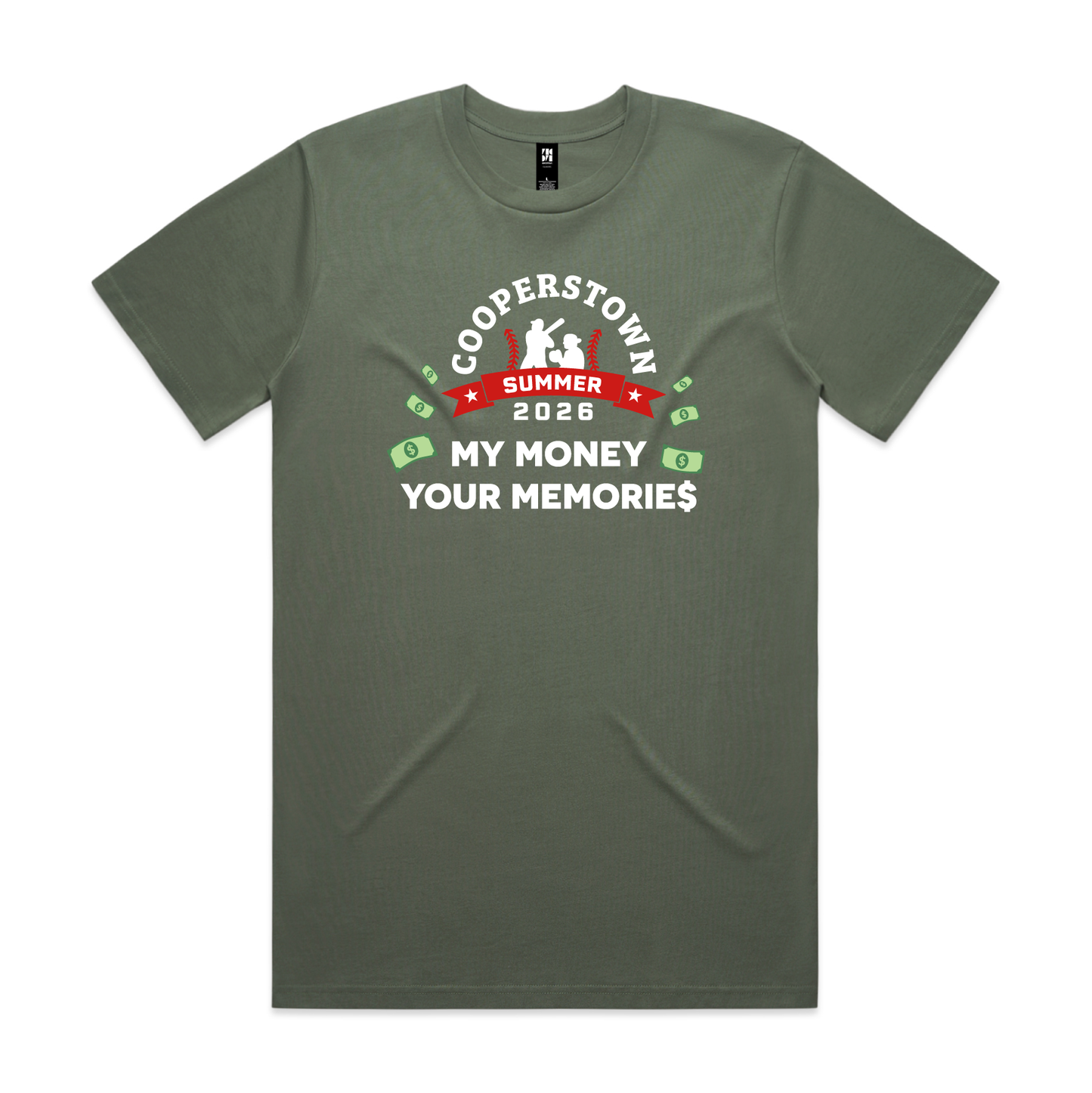 Cooperstown - Money Adult Tees