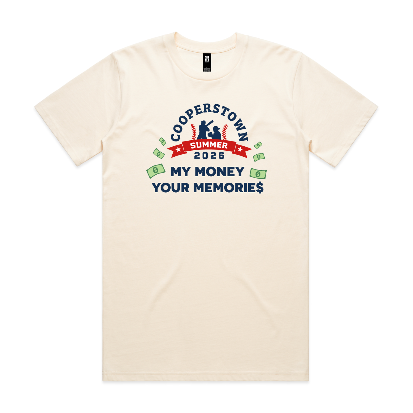 Cooperstown - Money Adult Tees