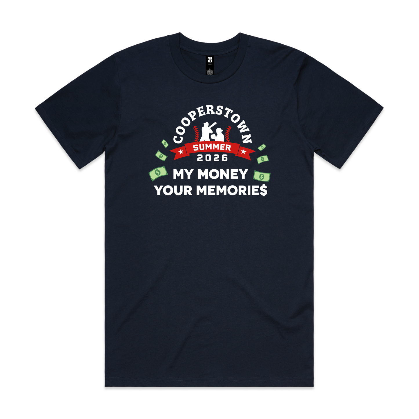 Cooperstown - Money Adult Tees