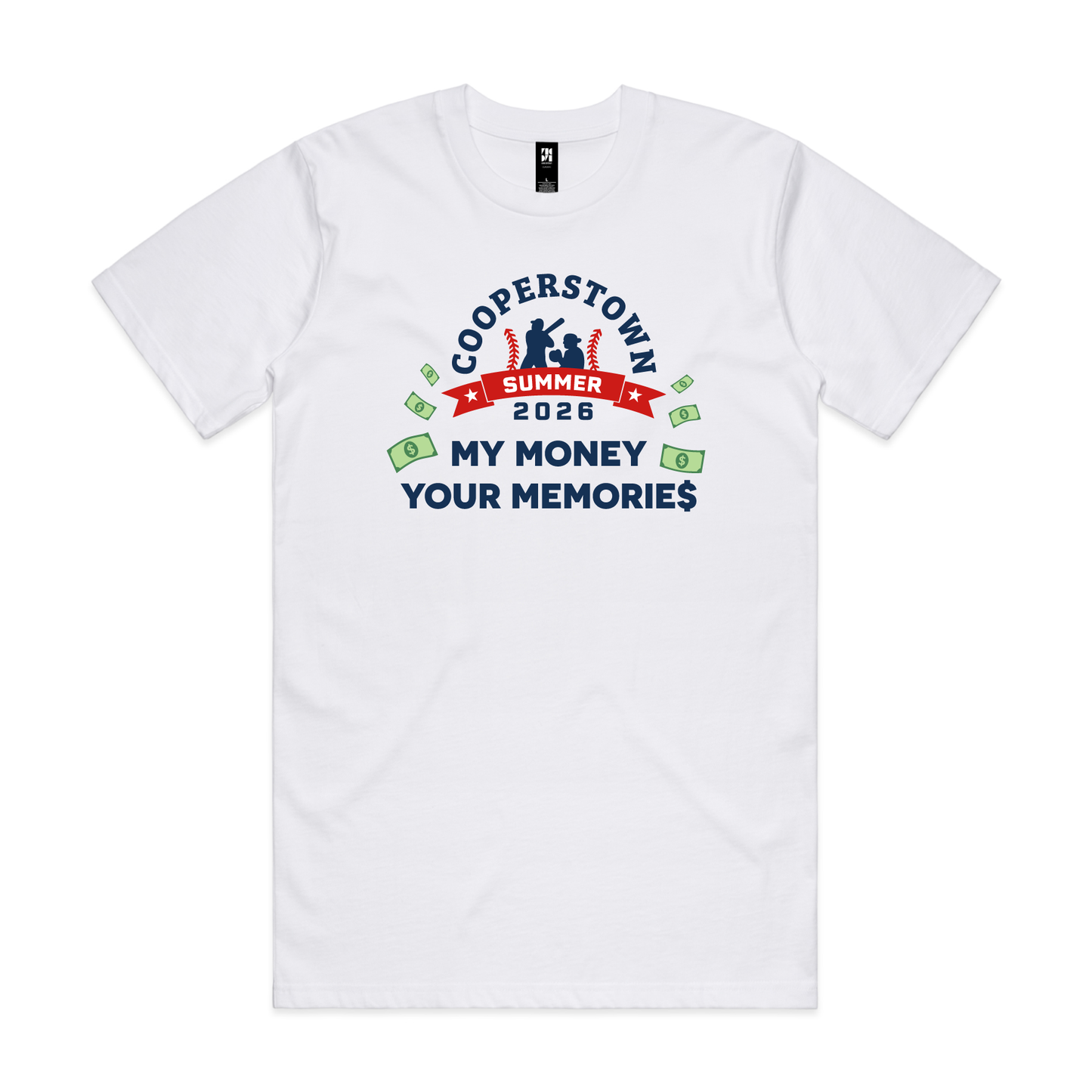 Cooperstown - Money Adult Tees