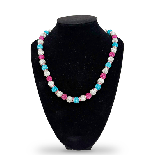 Baseball Necklace Triple Candy