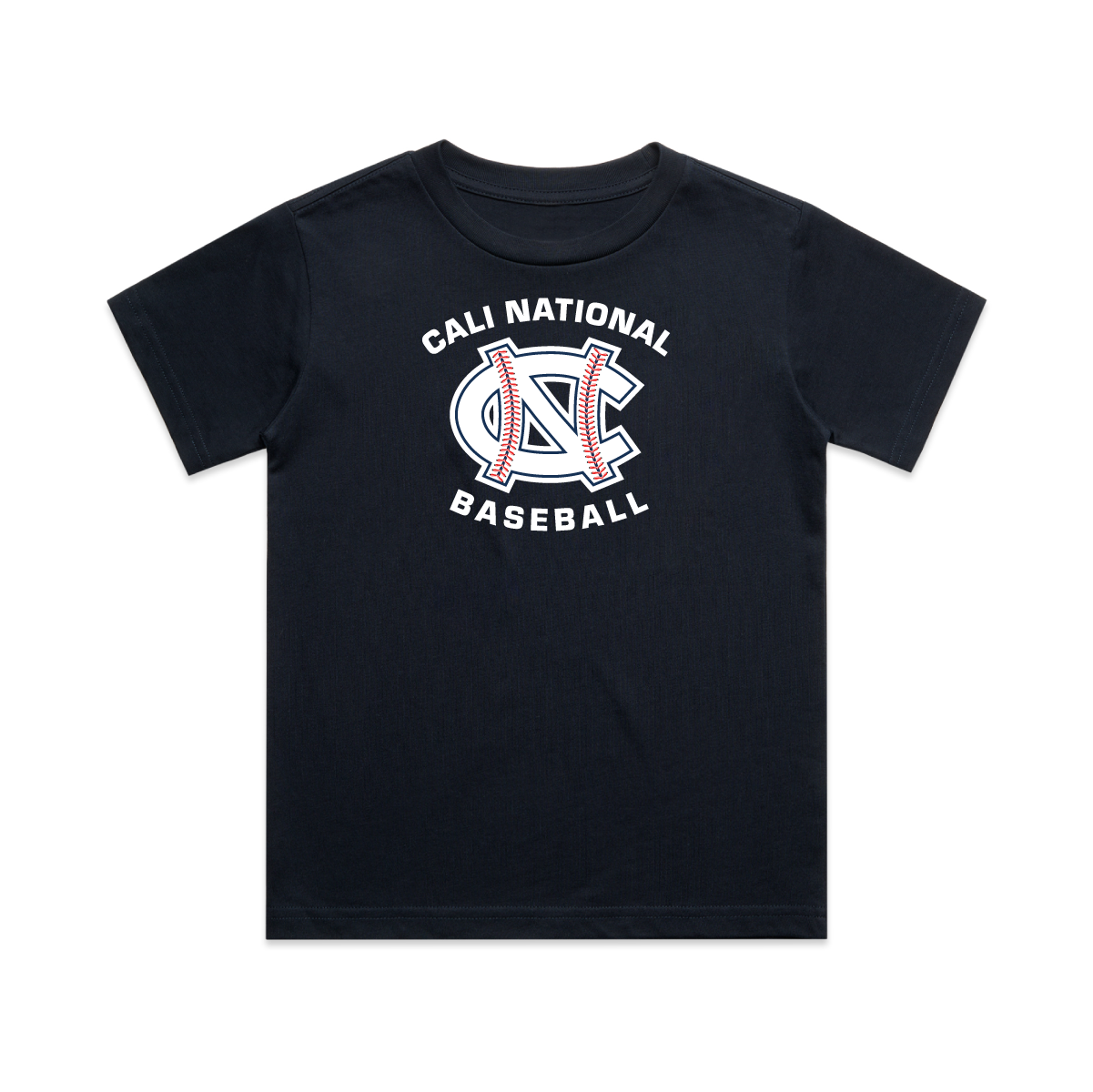 Cali National Baseball Logo Tee | Premium Cotton Regular Fit Unisex