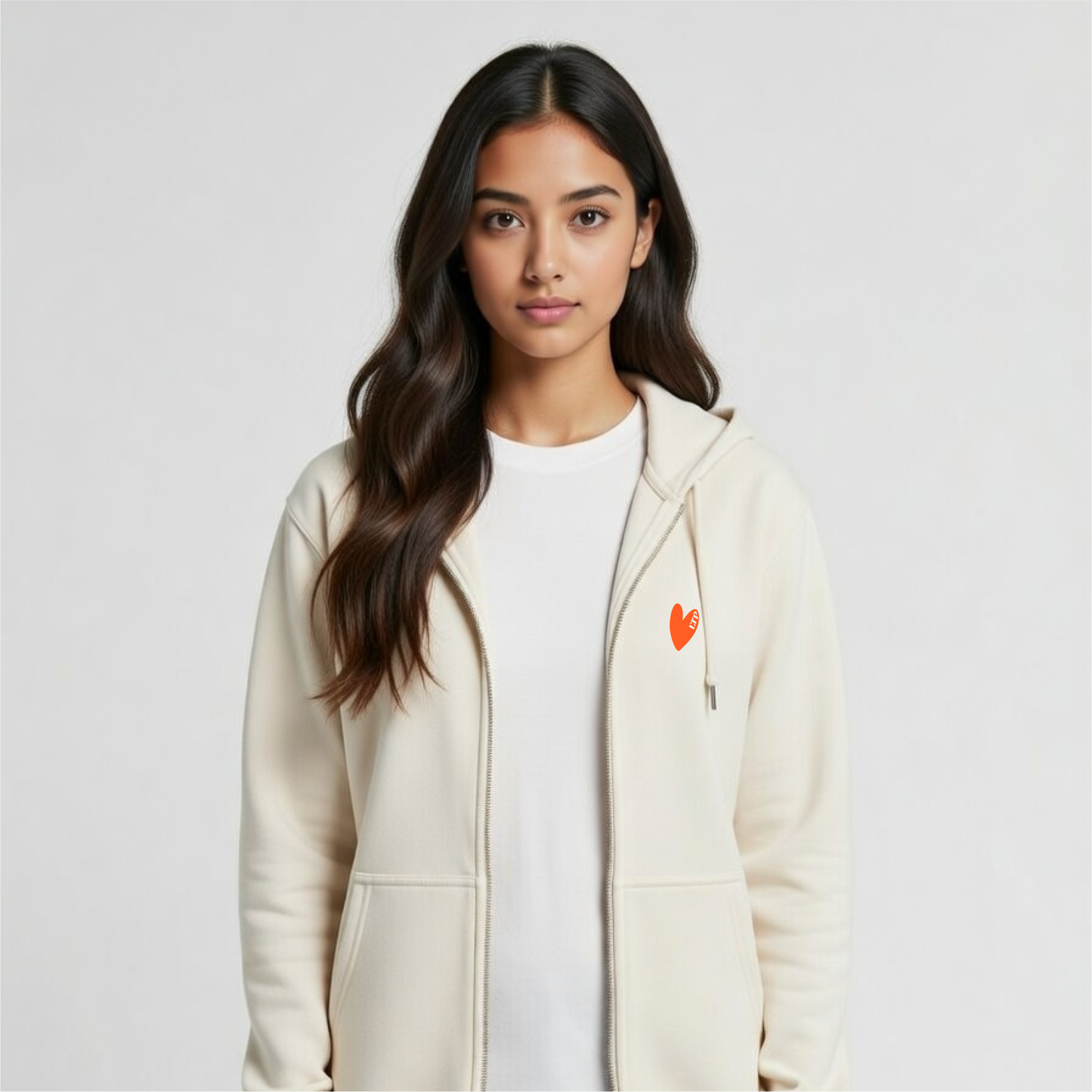 LTP Heart Zip Hoodie Adult Unisex