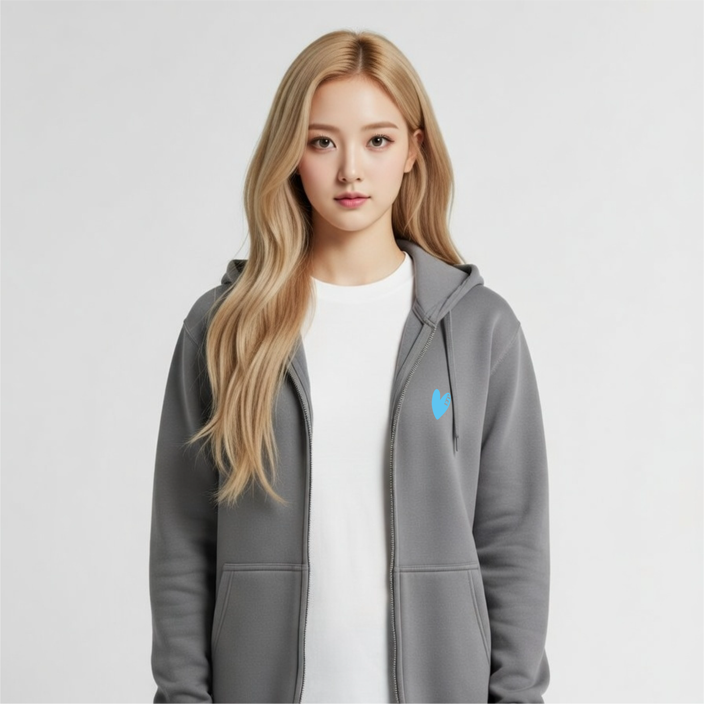 LTP Heart Zip Hoodie Adult Unisex